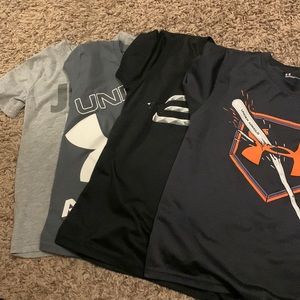 Nike/ Under Armour Lot 4 T-shirts